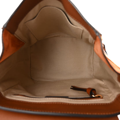 Chloe Suede Calfskin Medium Faye Backpack Tan 5 of 9