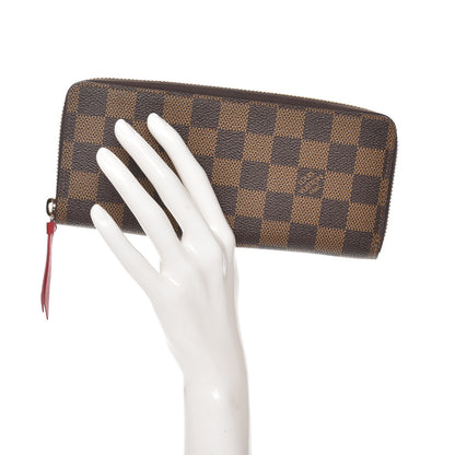 Louis Vuitton Damier Ebene Clemence Wallet 2 of 8