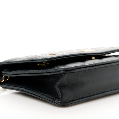 Chanel Lambskin Quilted Enamel Coco Casino Wallet On Chain WOC Black 10 of 12