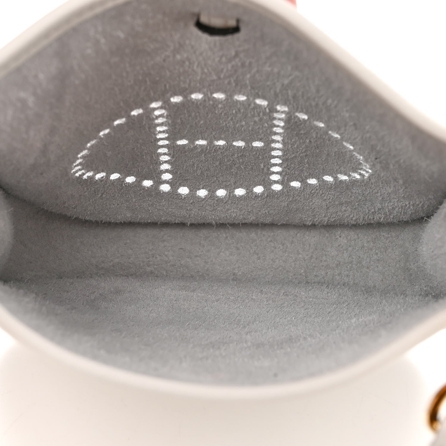 Hermes Taurillon Clemence Amazone Evelyne TPM New White 5 of 11