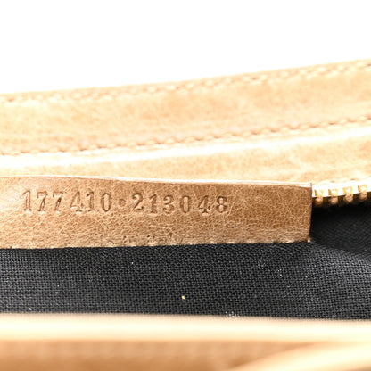 Balenciaga Agneau Giant 21 Gold Hardware Mini Travel Clutch Oatmeal 7 of 9
