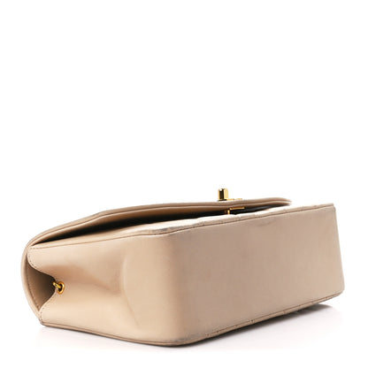 Chanel Lambskin Quilted Small Single Flap Beige 4 of 16