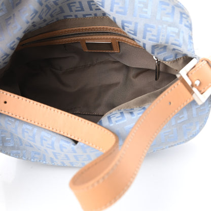 Fendi Zucchino Baguette Blue 5 of 13
