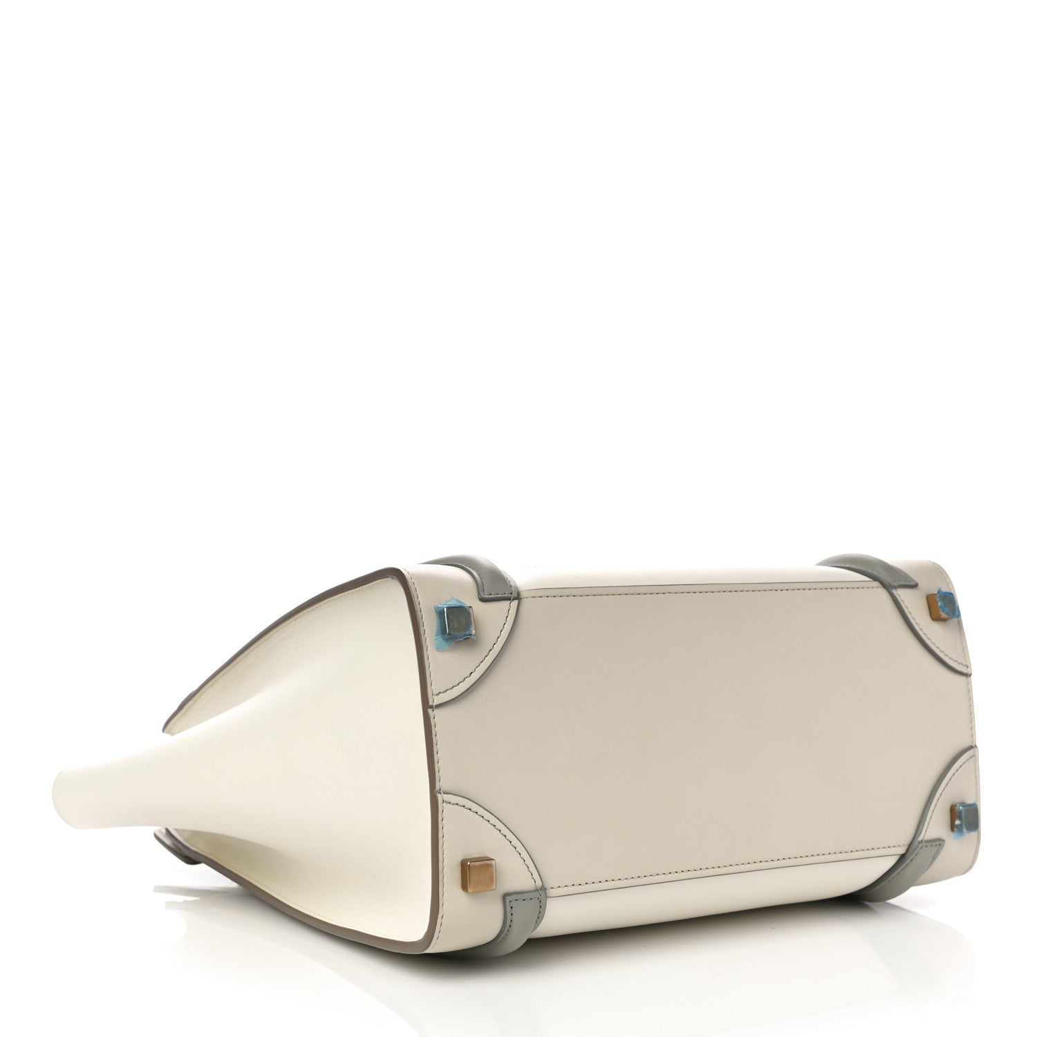 Celine Shiny Smooth Calfskin Micro Tri-Color Luggage Natural 3 of 8