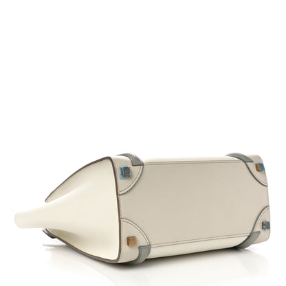 Celine Shiny Smooth Calfskin Micro Tri-Color Luggage Natural 3 of 8