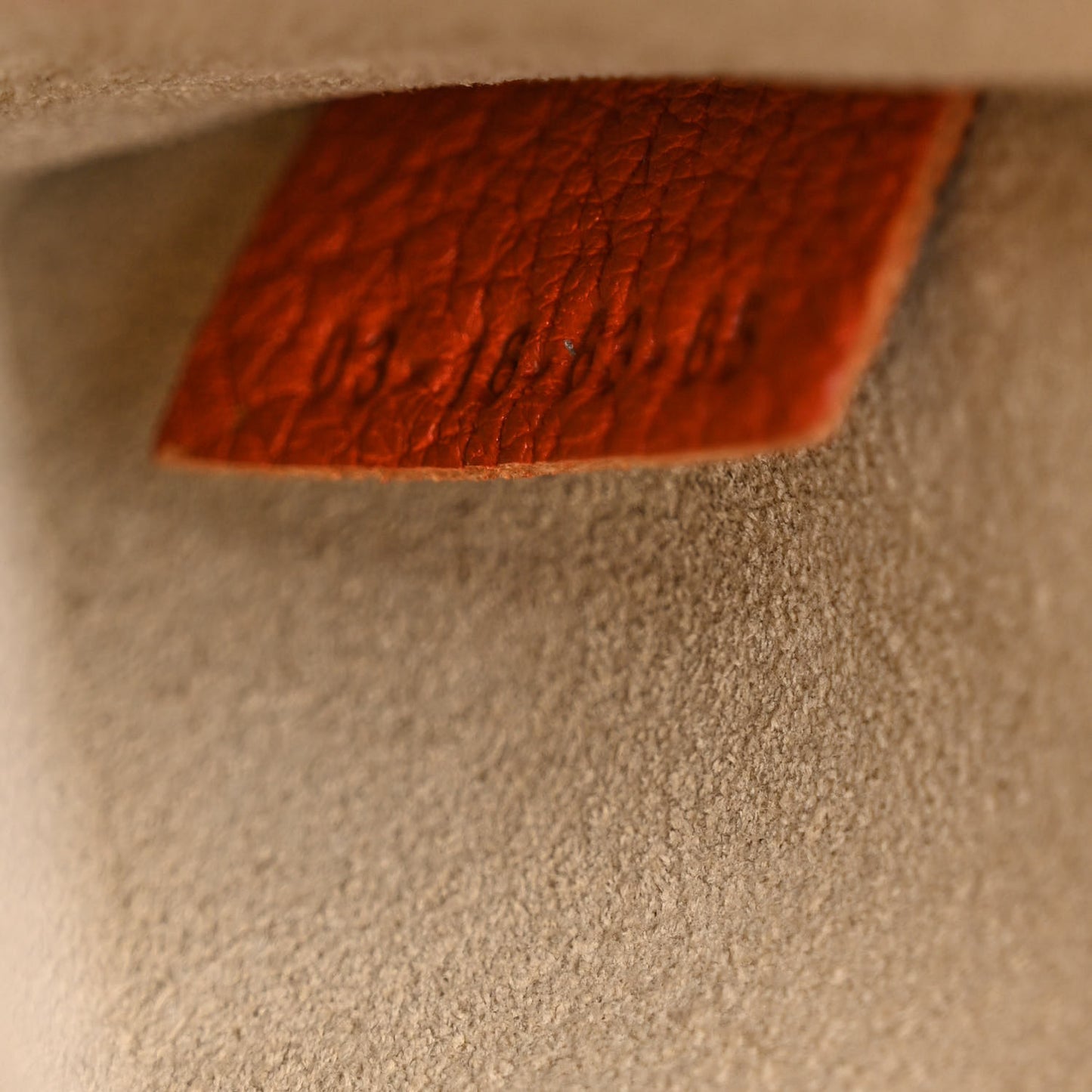 Grained Lambskin Mini Drew Shoulder Bag Foxy Orange