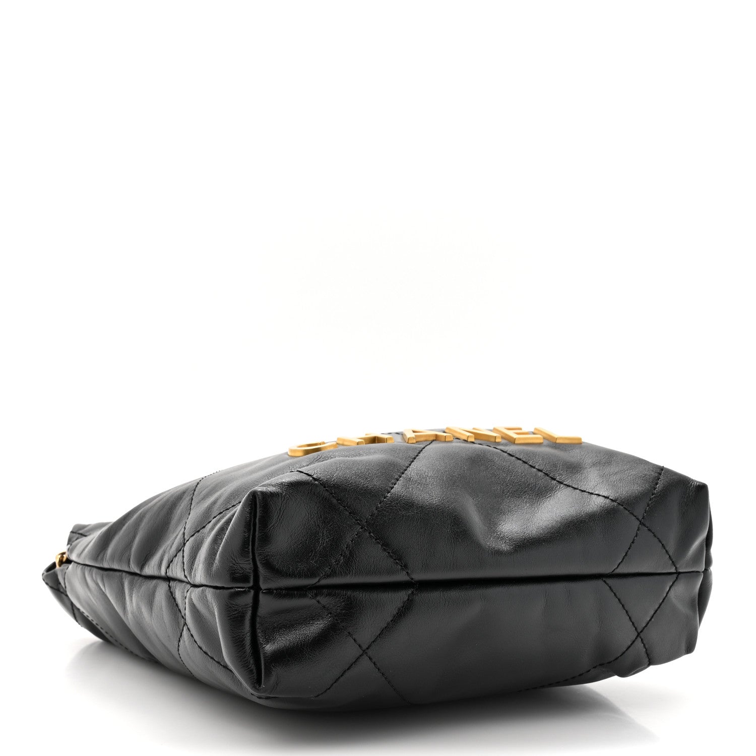 Chanel Shiny Calfskin Quilted Mini Chanel 22 Black 4 of 11