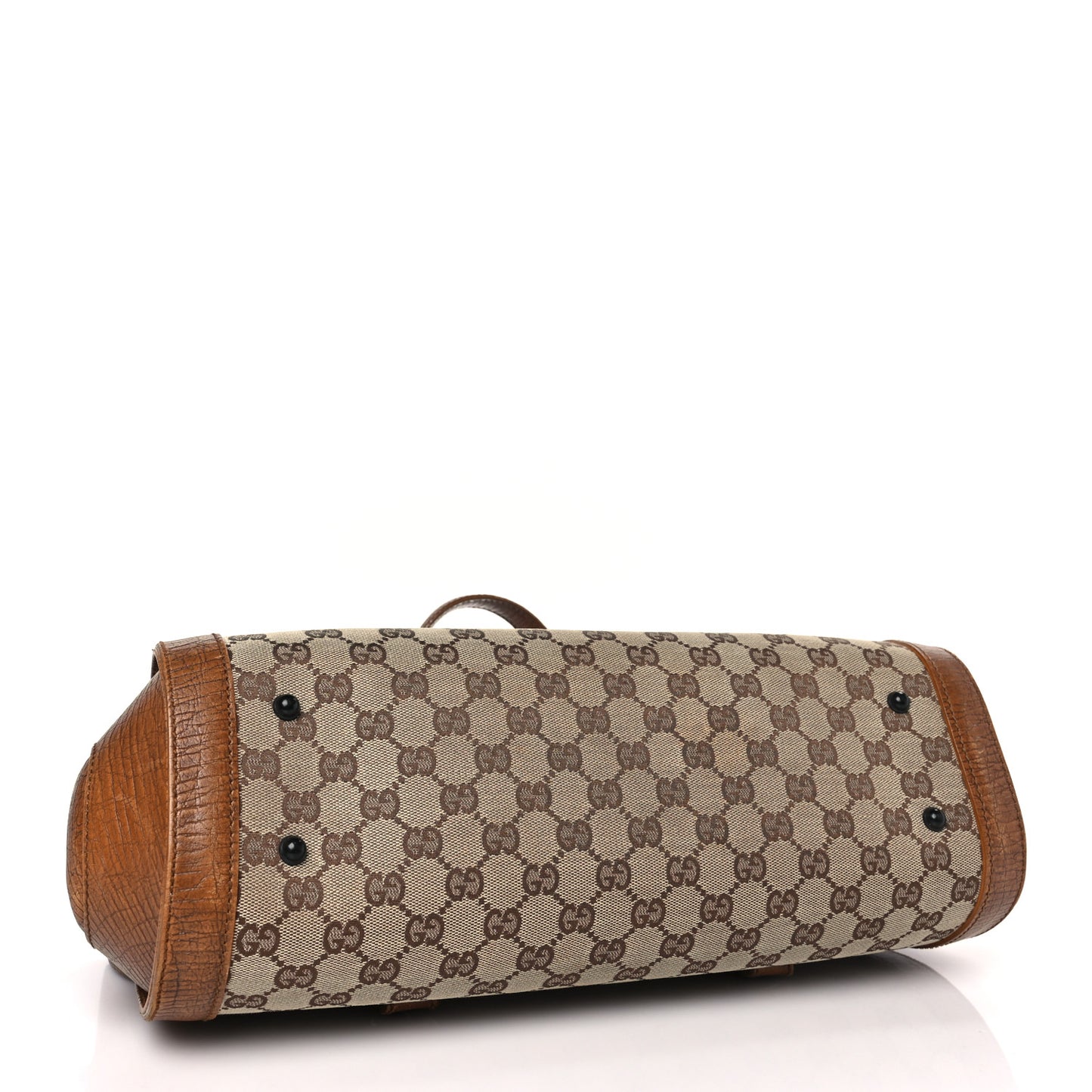 Monogram Bamboo Bullet Handbag Brown