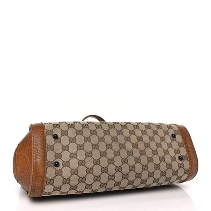 Gucci Monogram Bamboo Bullet Handbag Brown 4 of 10
