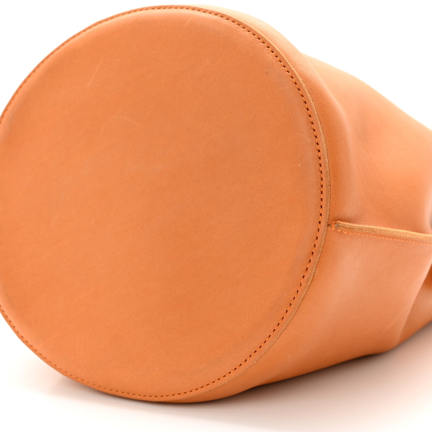 Celine Smooth Calfskin Big Bag Bucket Apricot 10 of 15