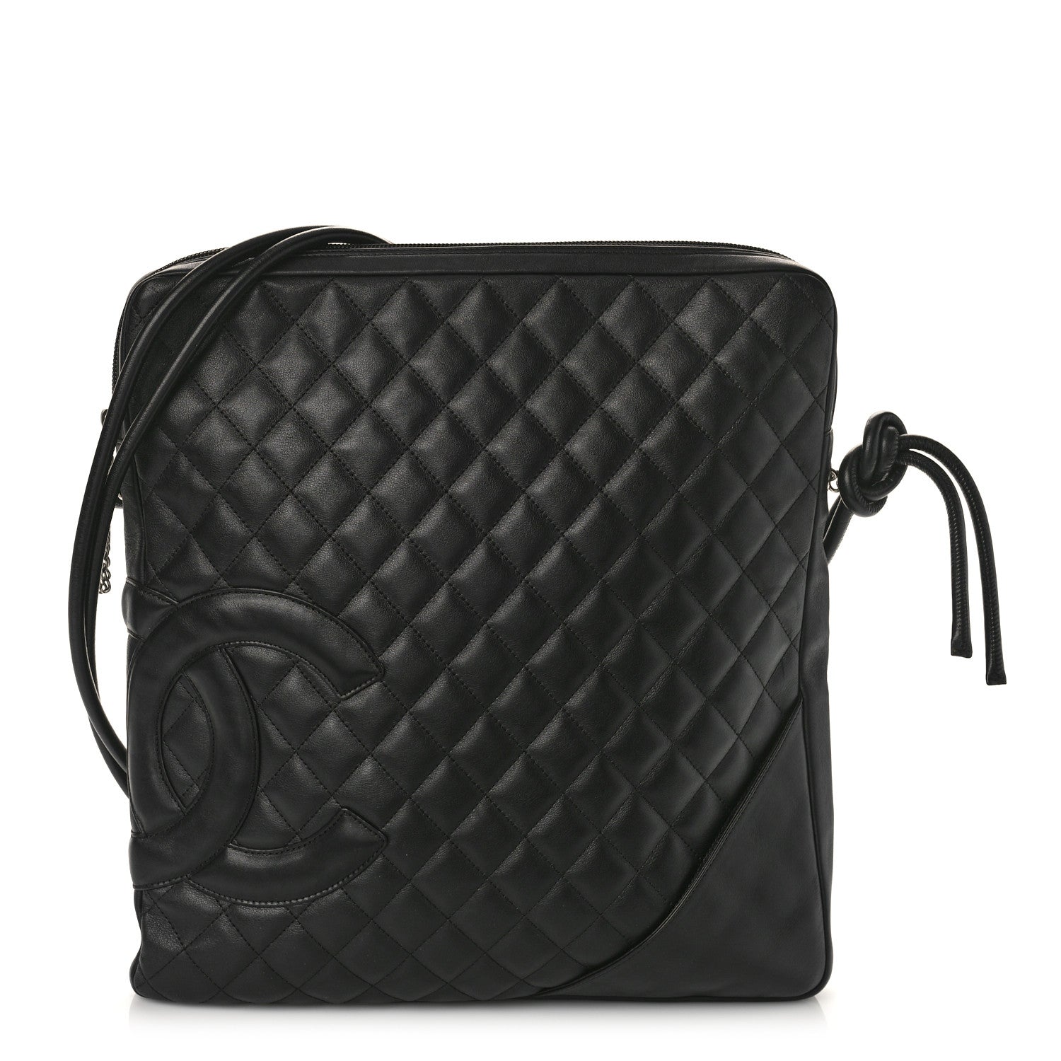 Chanel Calfskin Quilted Large Cambon Messenger Black 1 of 9