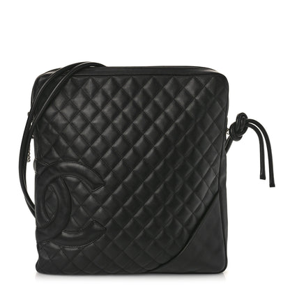 Chanel Calfskin Quilted Large Cambon Messenger Black 1 of 9
