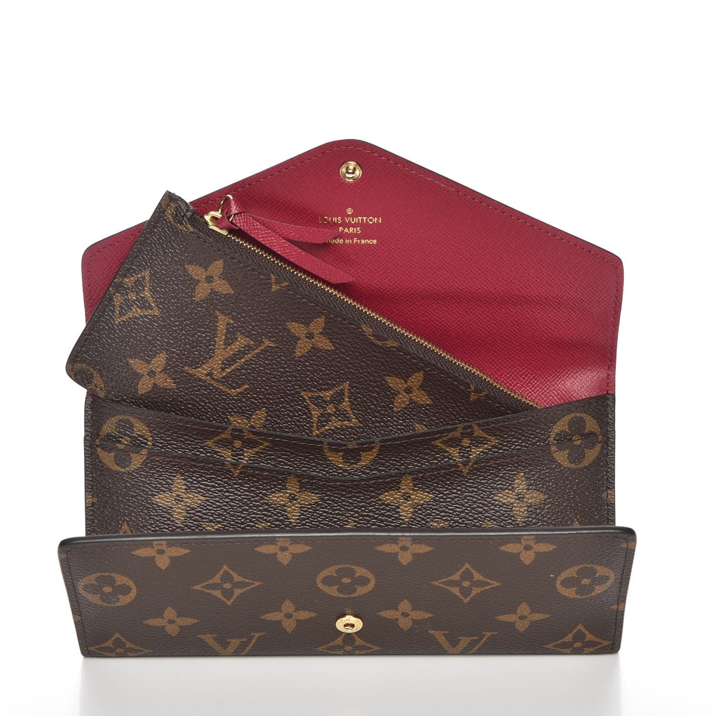 Monogram Josephine Wallet Fuchsia