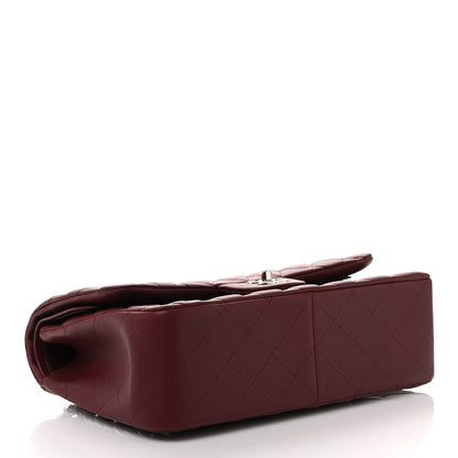 Chanel Lambskin Quilted Jumbo Double Flap Burgundy 4 of 10