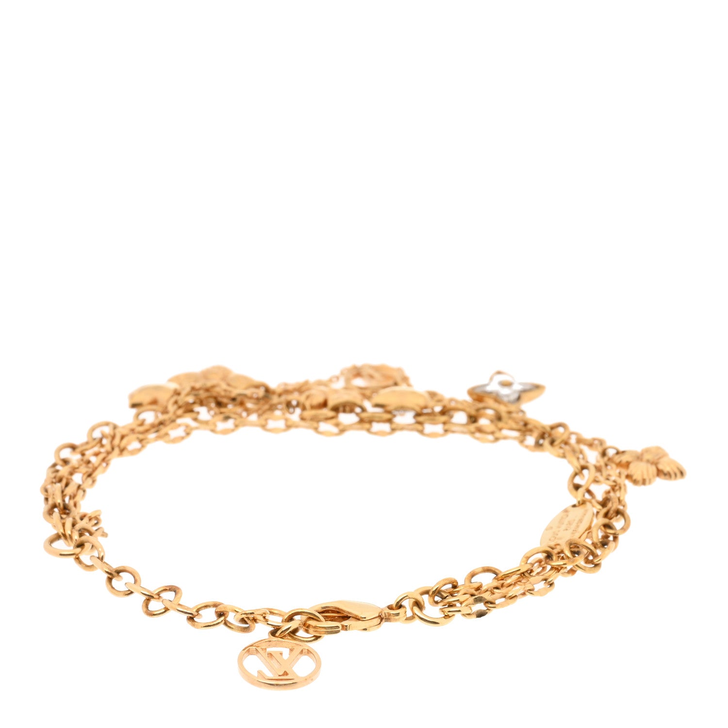 Louis Vuitton Blooming Strass Bracelet Gold 2 of 3