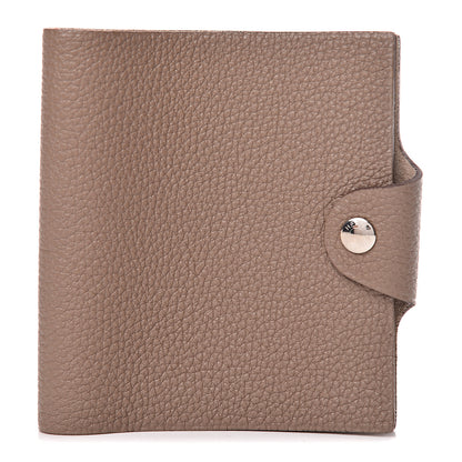 Hermes Togo Ulysse Mini Notebook Etoupe 1 of 7