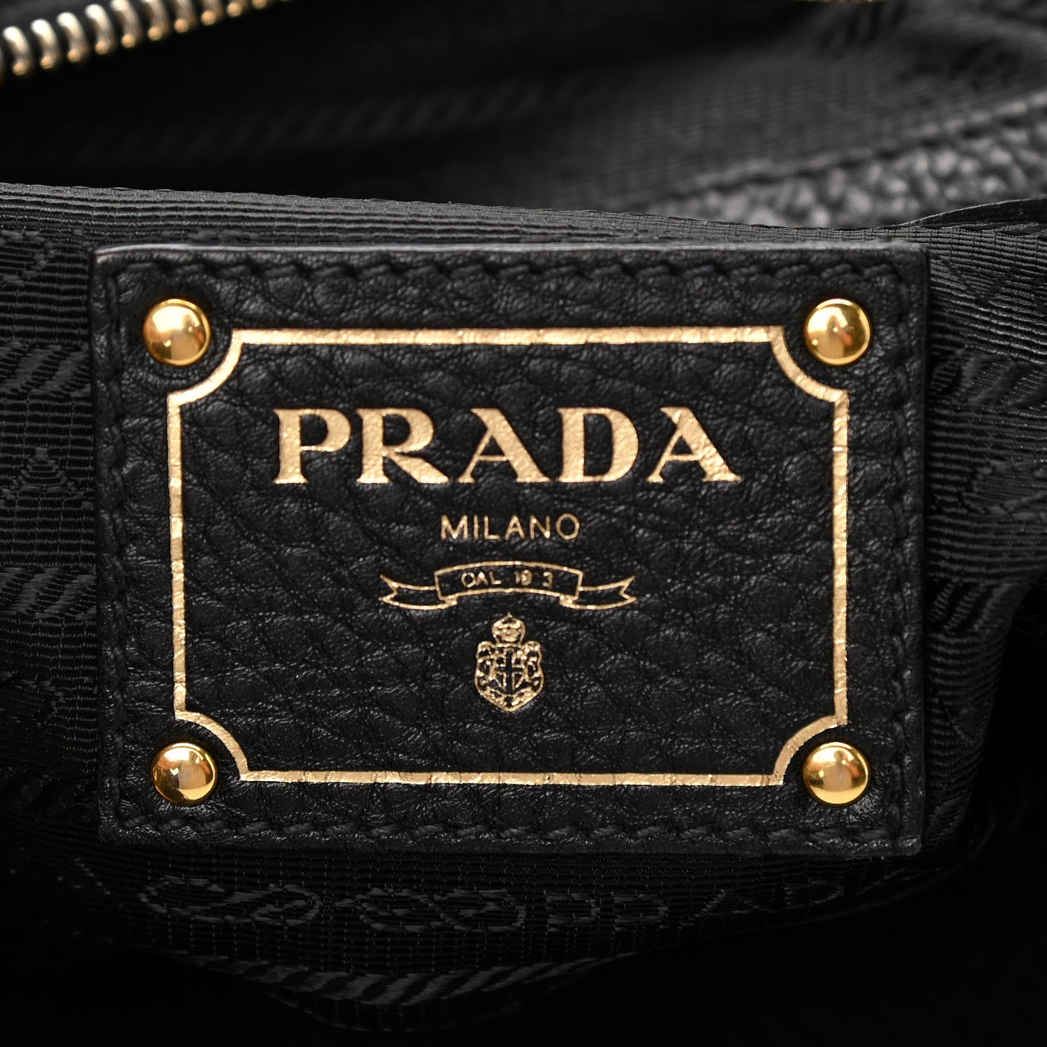 Prada Vitello Daino Hobo Black 5 of 10