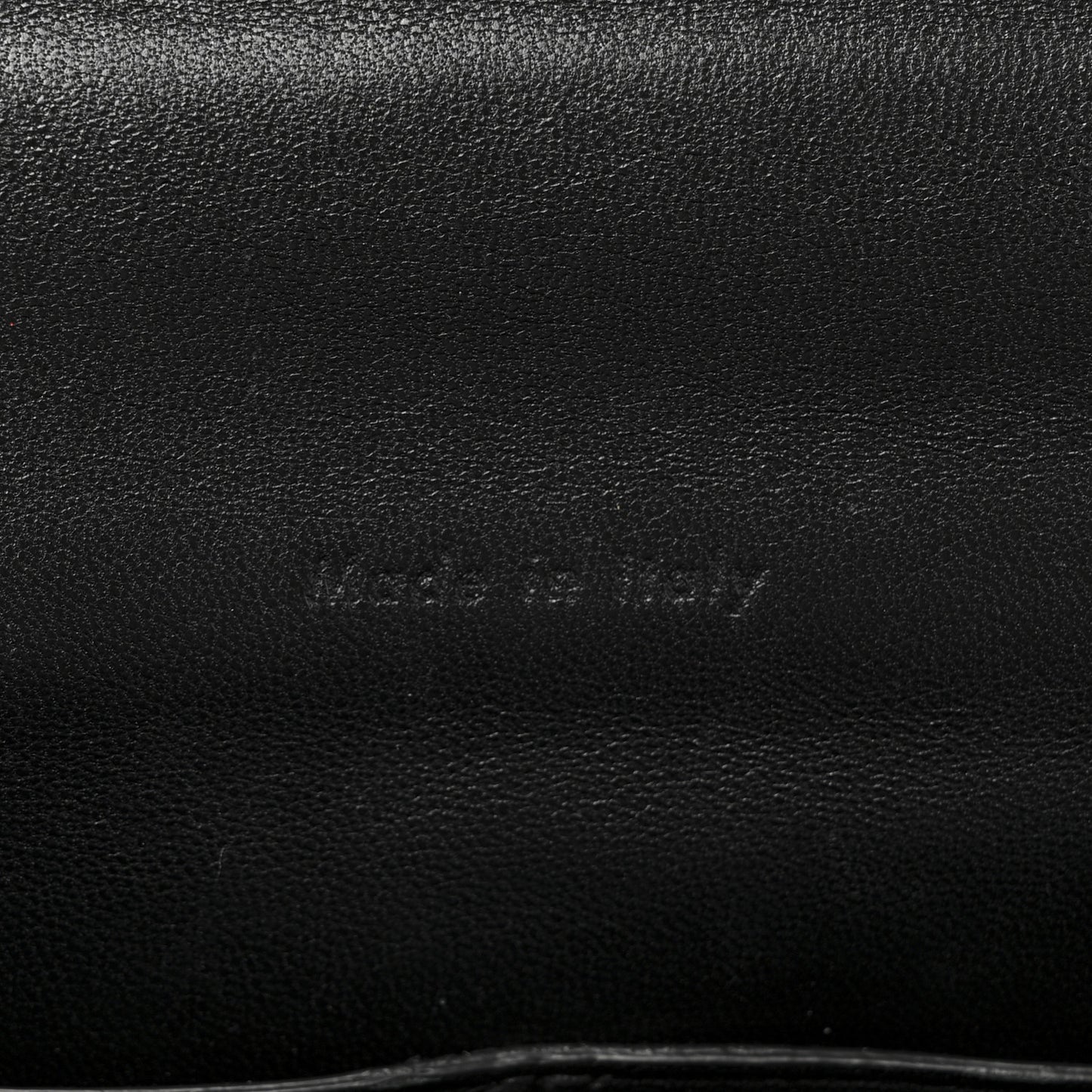 Grained Calfskin Small Trotteur Black