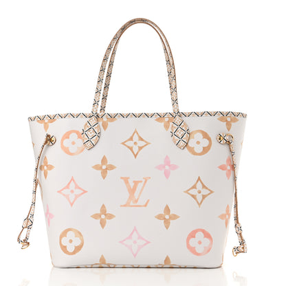 Louis Vuitton Monogram Giant By The Pool 2.0 Neverfull MM Beige 2 of 11