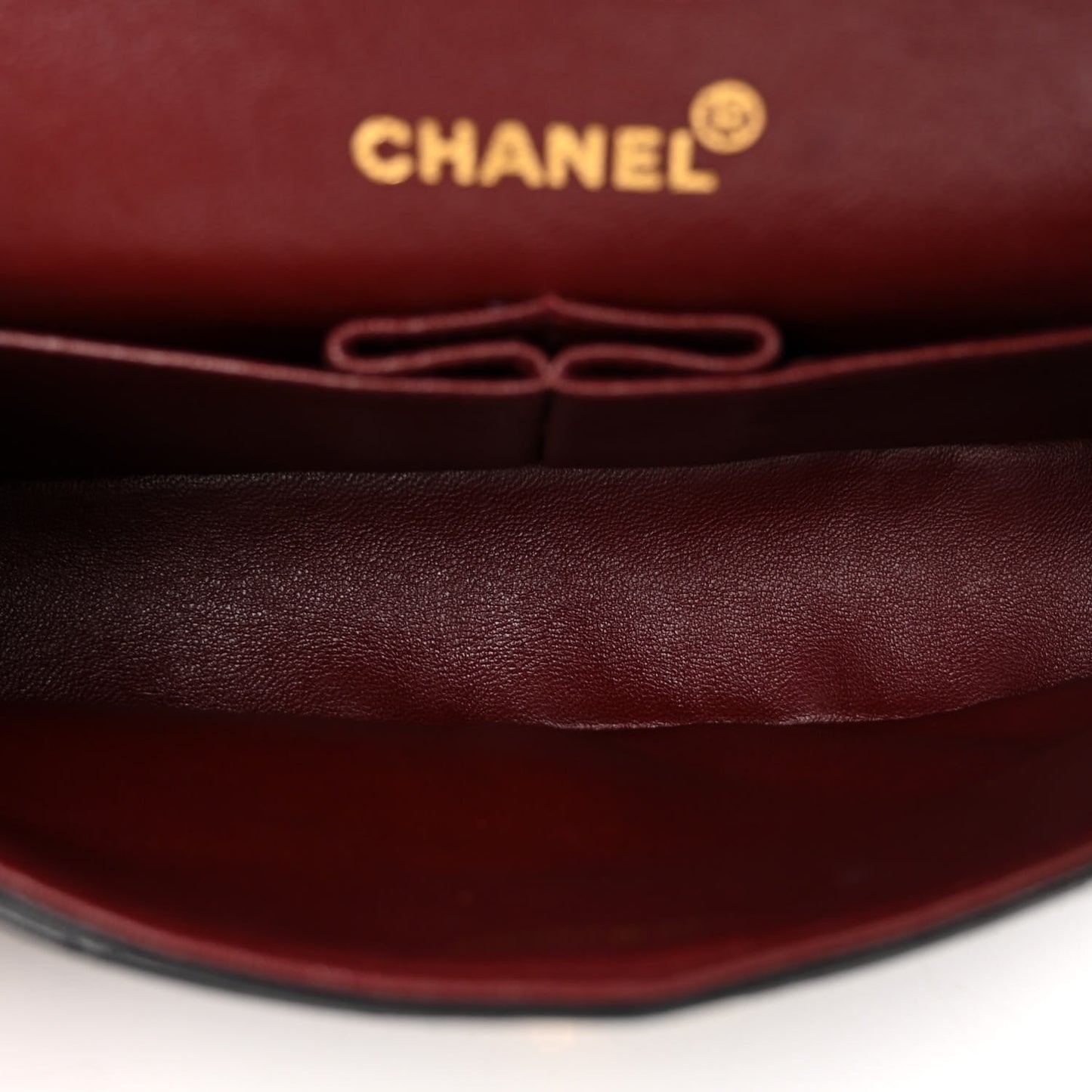 Lambskin Quilted Small Double Flap Black