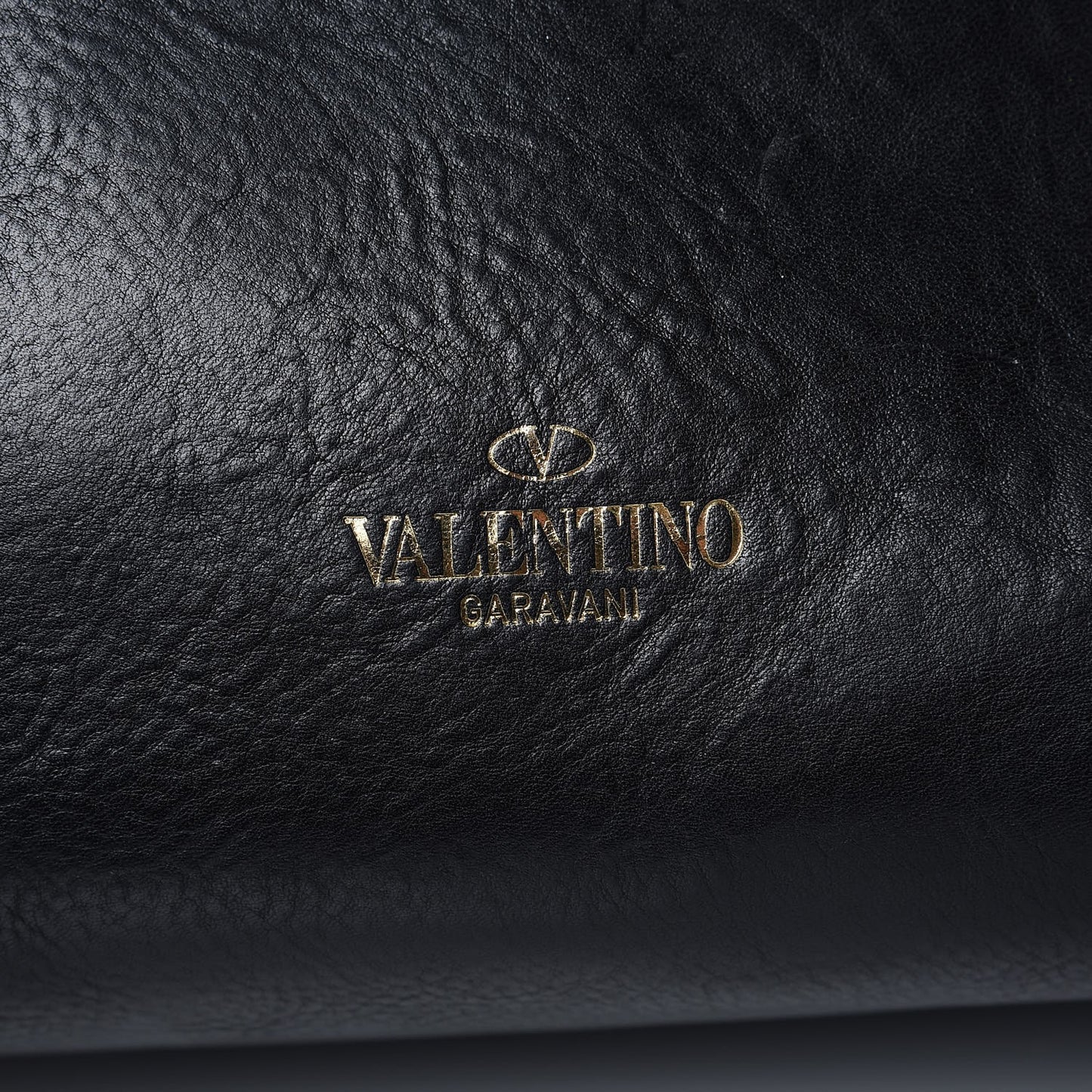 Emboosed Calfskin Studded Gryphon Zodiac Tote Black