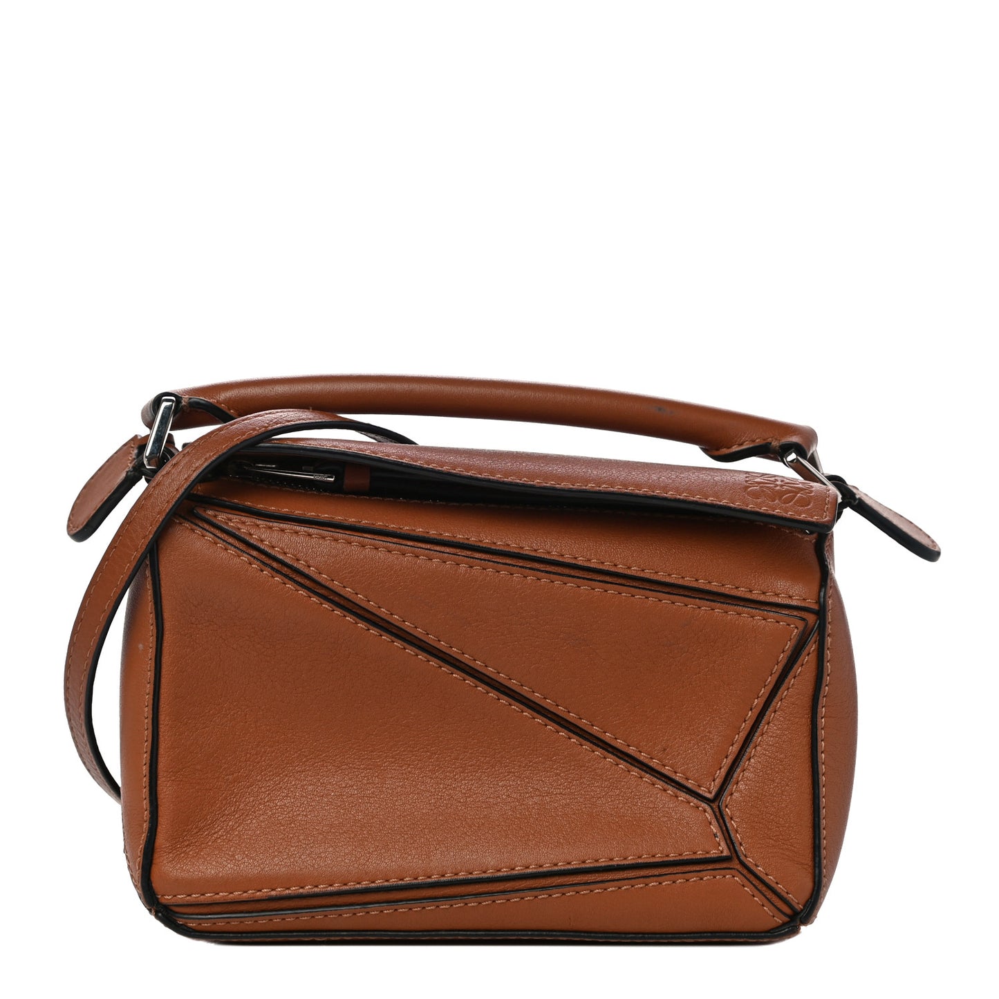 Calfskin Mini Puzzle Bag Tan