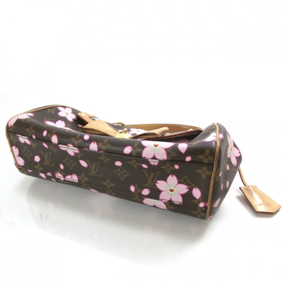 Louis Vuitton Monogram Cherry Blossom Sac Retro Bag Brown 5 of 10