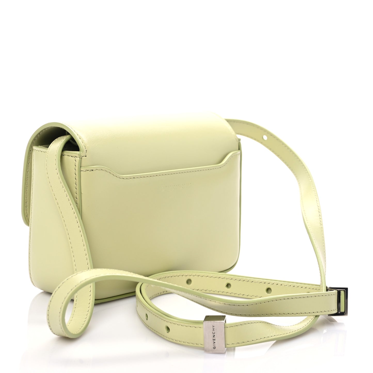 Box Calfskin Mini 4G Crossbody Avocado Green