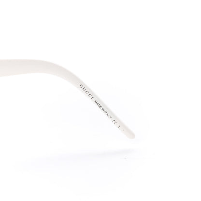 Gucci Crystal Marina Chain Shield Sunglasses GG4231/S White 6 of 8