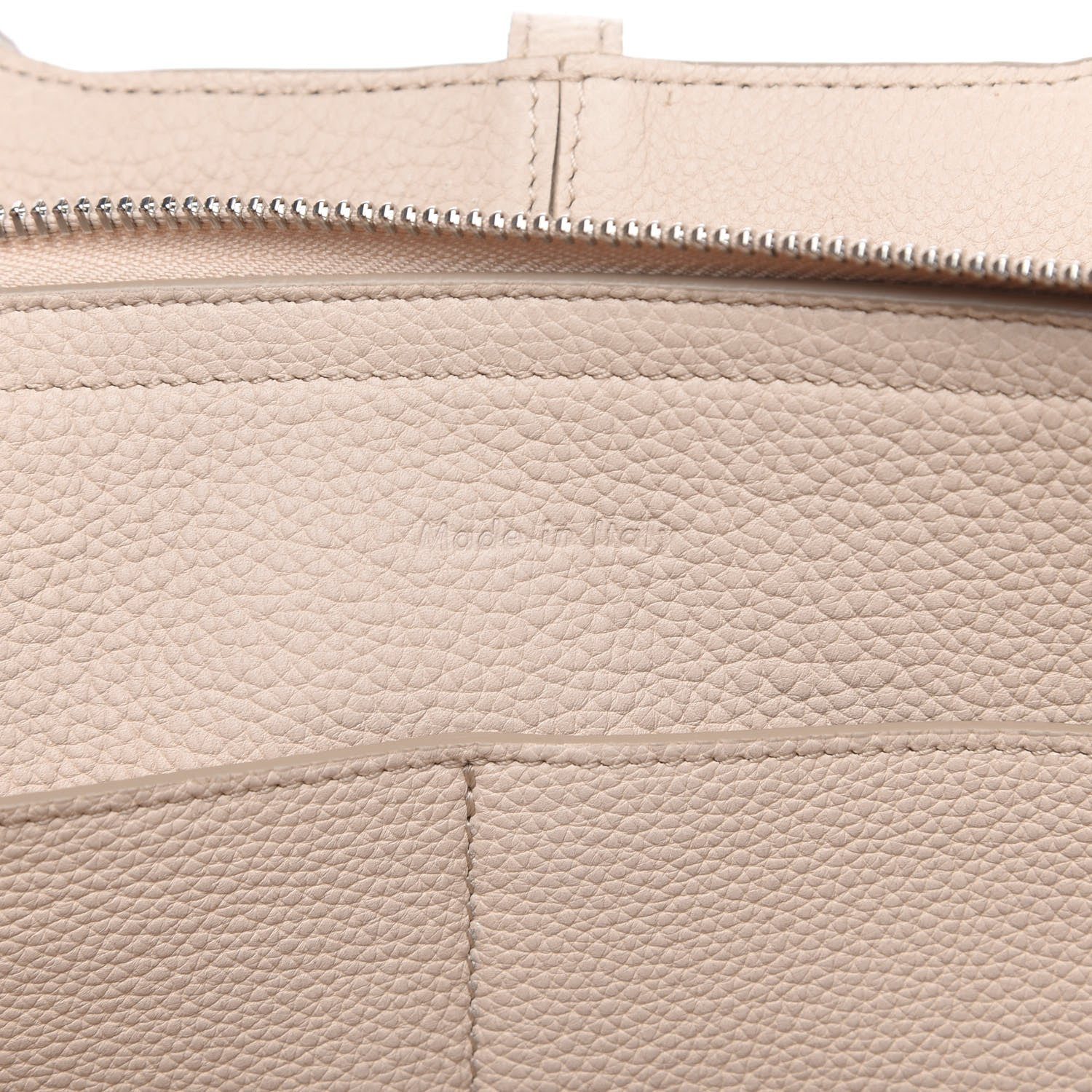 Celine Baby Grained Calfskin Small Tri-Fold Bag Powder 6 of 11