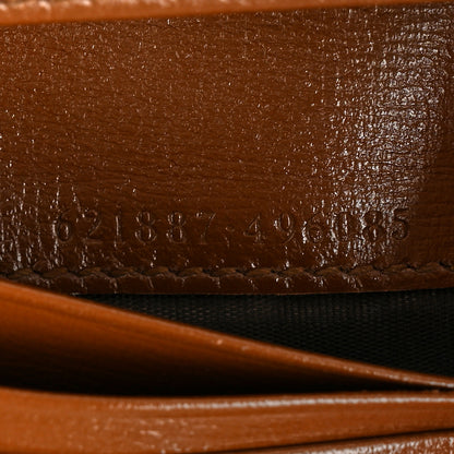 Gucci GG Supreme Monogram Horsebit 1955 Card Case Wallet Beige Ebony Brown Sugar 7 of 7