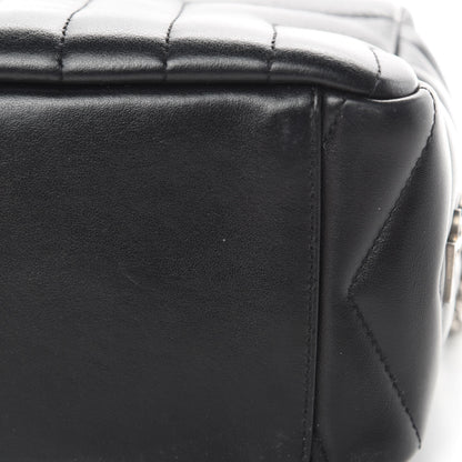 Saint Laurent Calfskin Y Quilted Monogram Small Loulou Bowling Bag Black 11 of 12