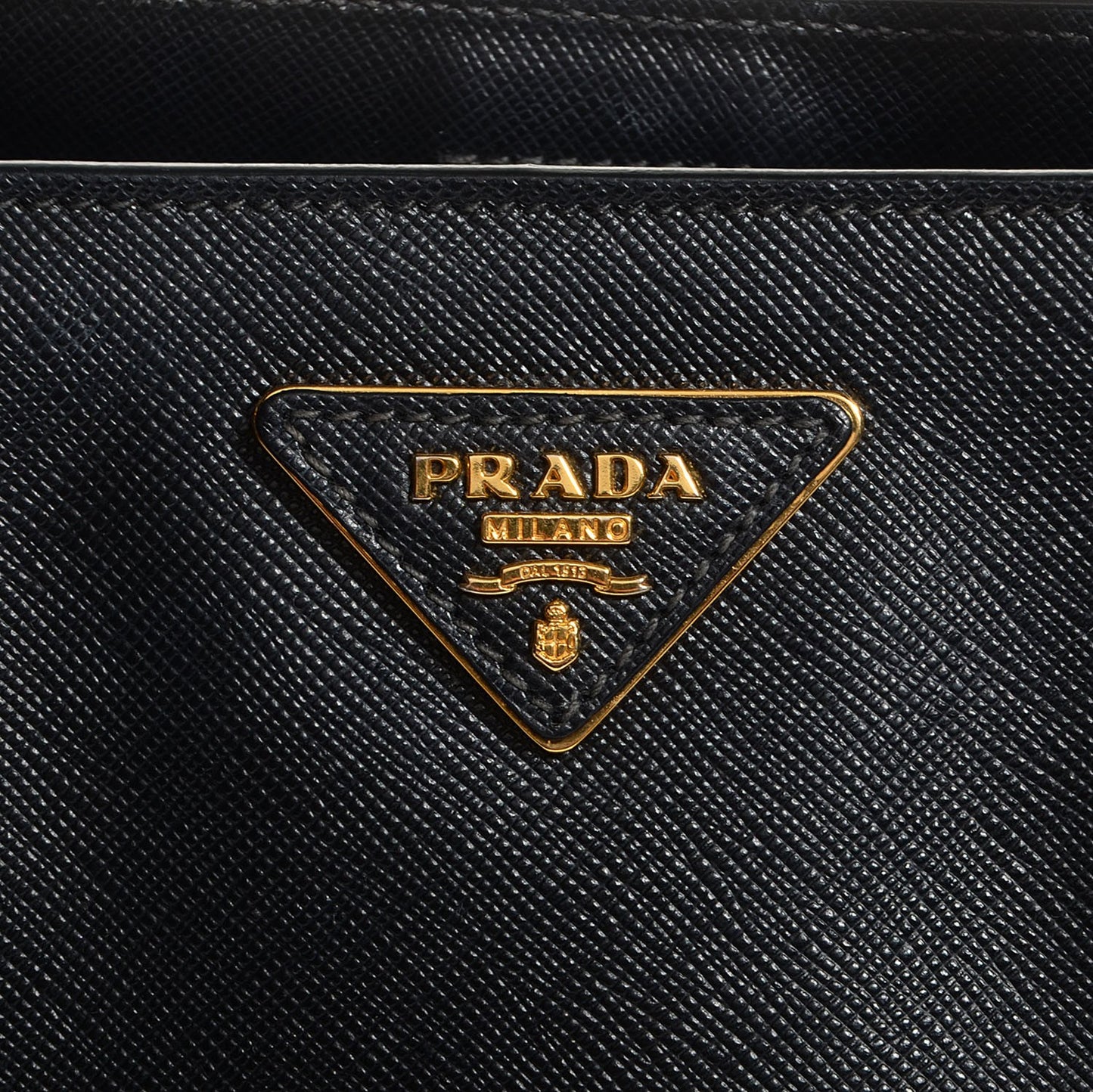 Saffiano Lux Medium Tote Nero Black