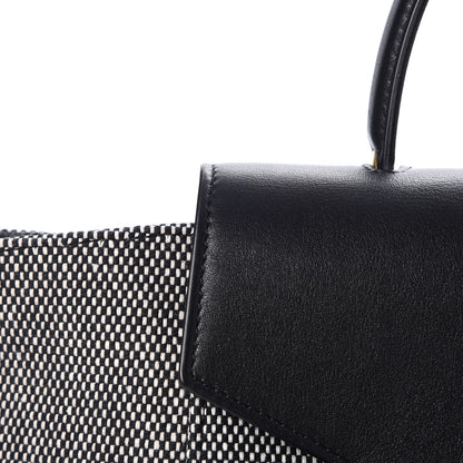 Celine Cotton Canvas Calfskin Mini Belt Bag Black 8 of 12