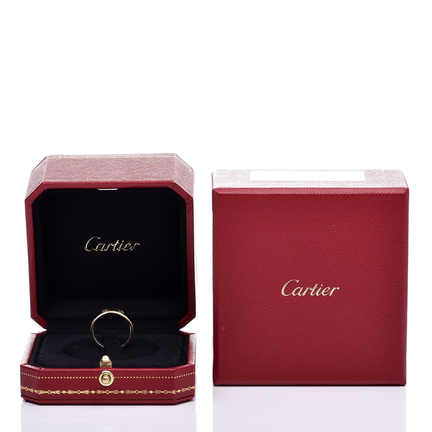 Cartier 18K Yellow Gold 3.5mm LOVE Wedding Band Ring 51 5.75 5 of 5