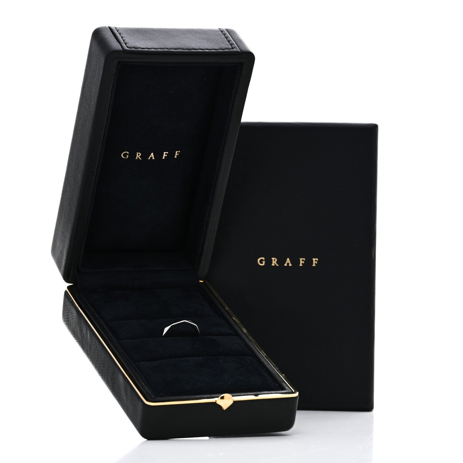 Graff 18K White Gold 2.3mm Laurence Graff Signature Wedding Band Ring 45 3.5 5 of 5