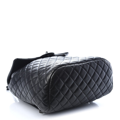 Chanel Lambskin Quilted Large Urban Spirit Backpack Black 3 of 8