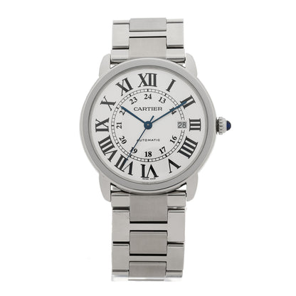 Cartier Stainless Steel 42mm Ronde Solo Automatic Watch 1 of 4