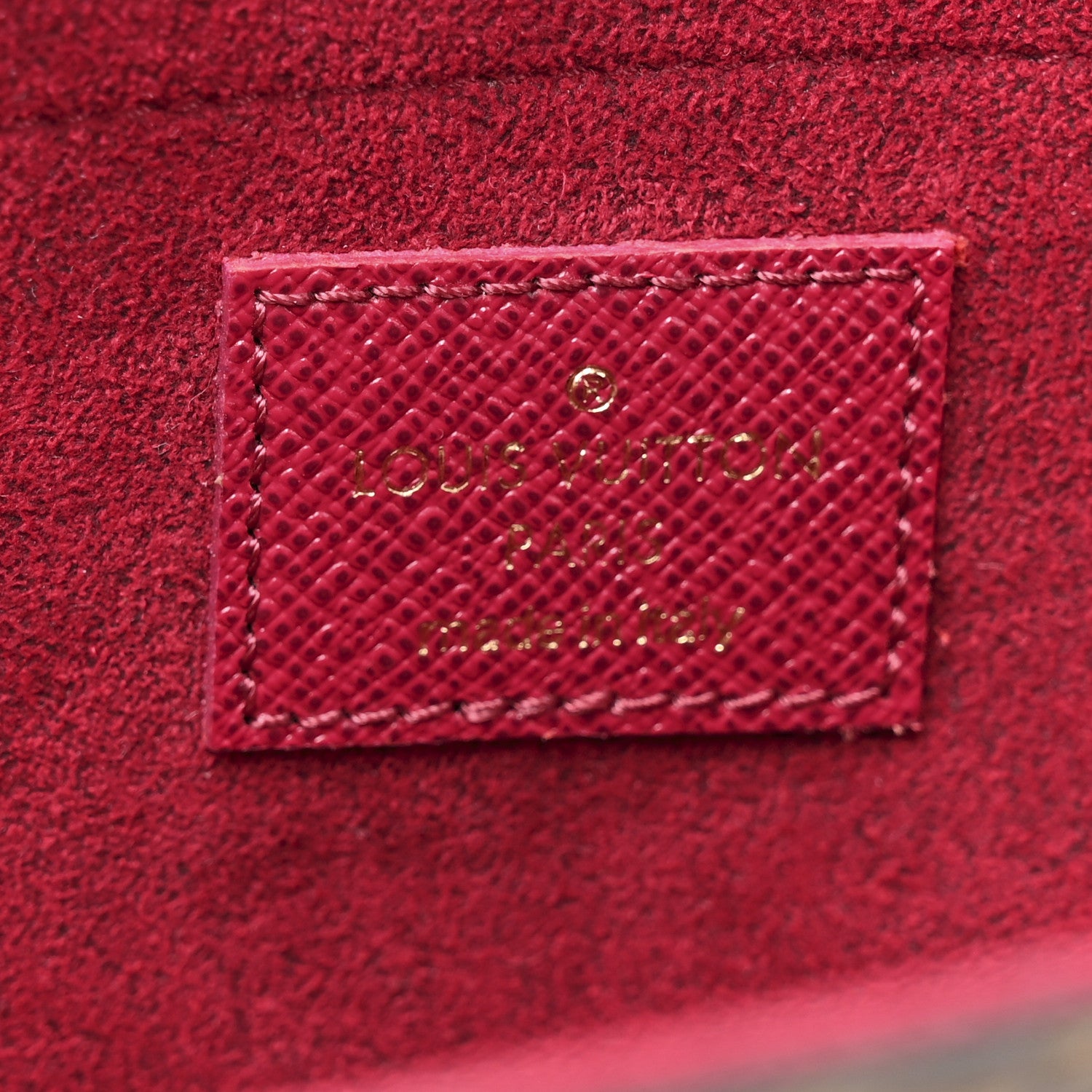 Louis Vuitton Monogram Pochette Felicie Chain Wallet Fuchsia 9 of 15