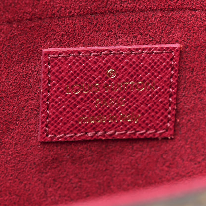 Louis Vuitton Monogram Pochette Felicie Chain Wallet Fuchsia 9 of 15