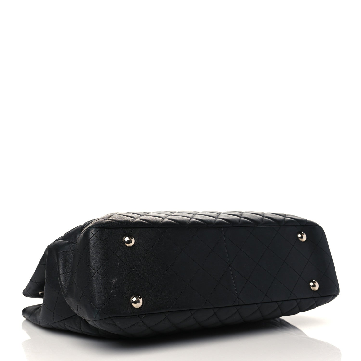 Chanel Calfskin Quilted Flap Tote Black 4 of 9
