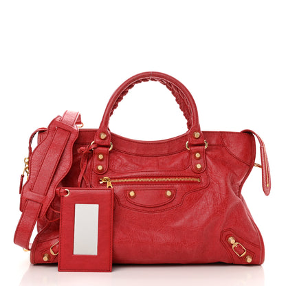 Balenciaga Agneau Giant 12 Gold Hardware City Rouge Cardinal 3 of 11