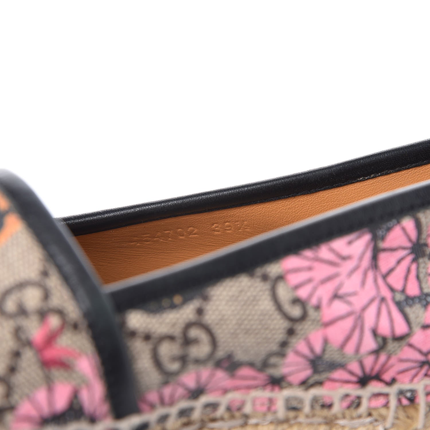 Gucci GG Supreme Monogram Bengal Espadrilles 39.5 Beige Pink 10 of 15