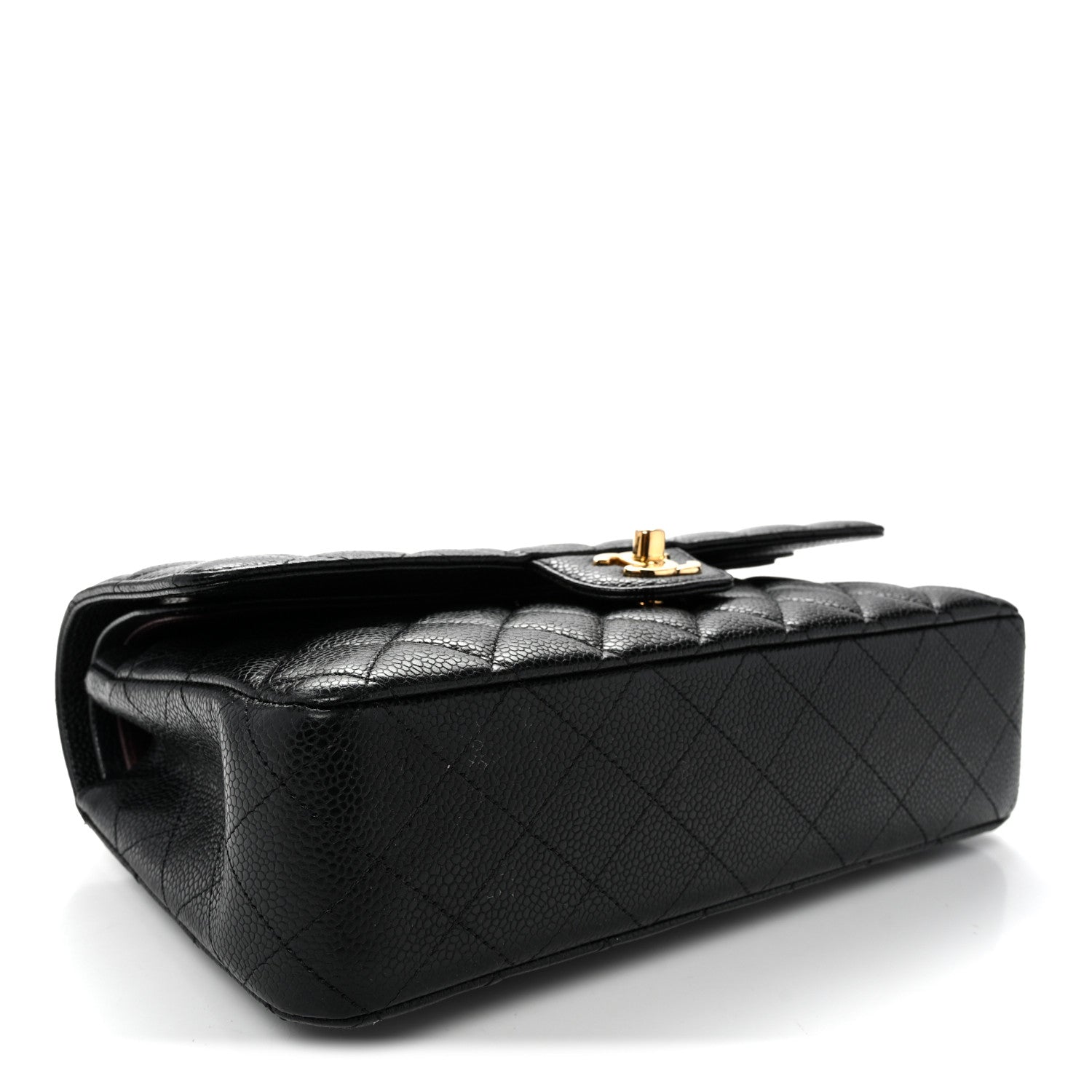 Chanel Caviar Quilted Medium Double Flap Black 4 of 10