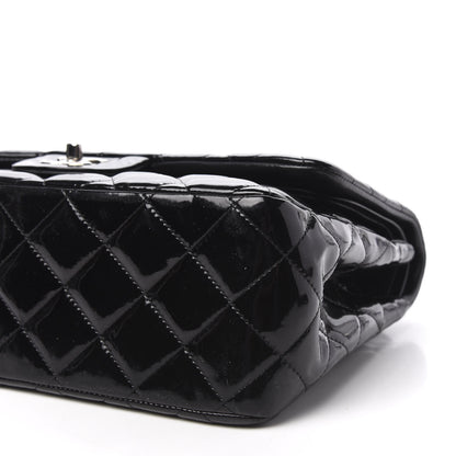 Chanel Patent Quilted Jumbo Double Flap Black 7 of 11