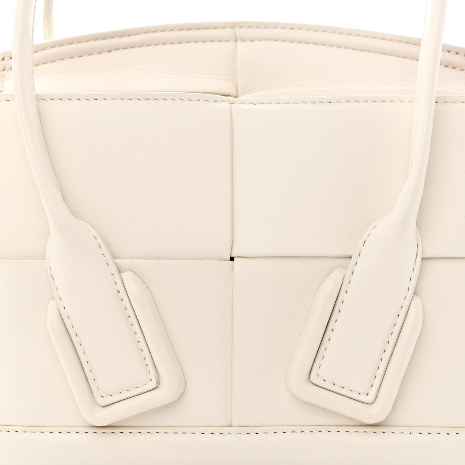 Bottega Veneta French Calfskin Maxi Intrecciato Mini Arco Bianco 10 of 14