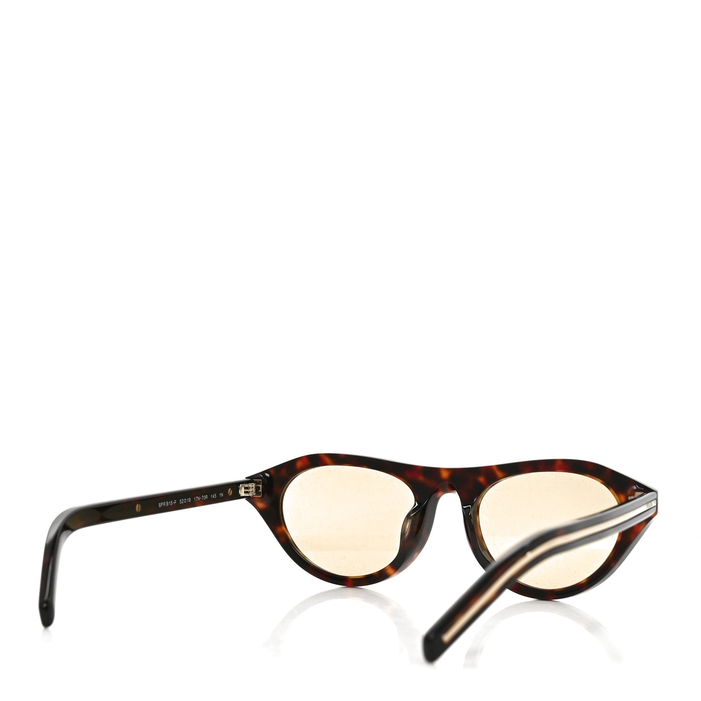 Acetate Iconic Metal Plaque Sunglasses SPR B15-F Chamomile