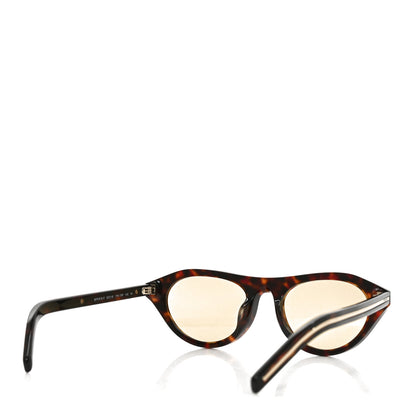 Prada Acetate Iconic Metal Plaque Sunglasses SPR B15-F Chamomile 4 of 7