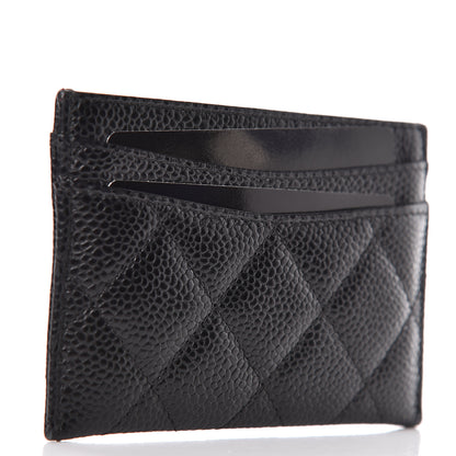 Chanel Caviar Quilted Card Holder Black 3 of 9