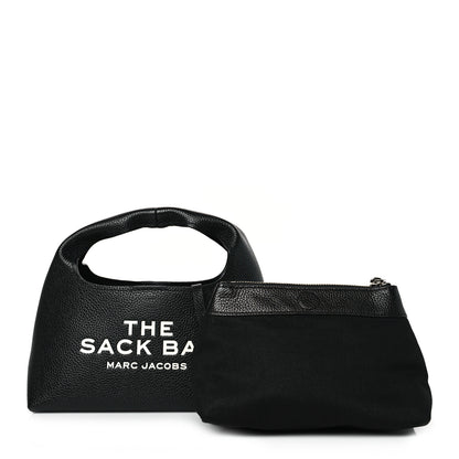 Marc Jacobs Grained Calfskin Mini The Sack Bag Black 1 of 9